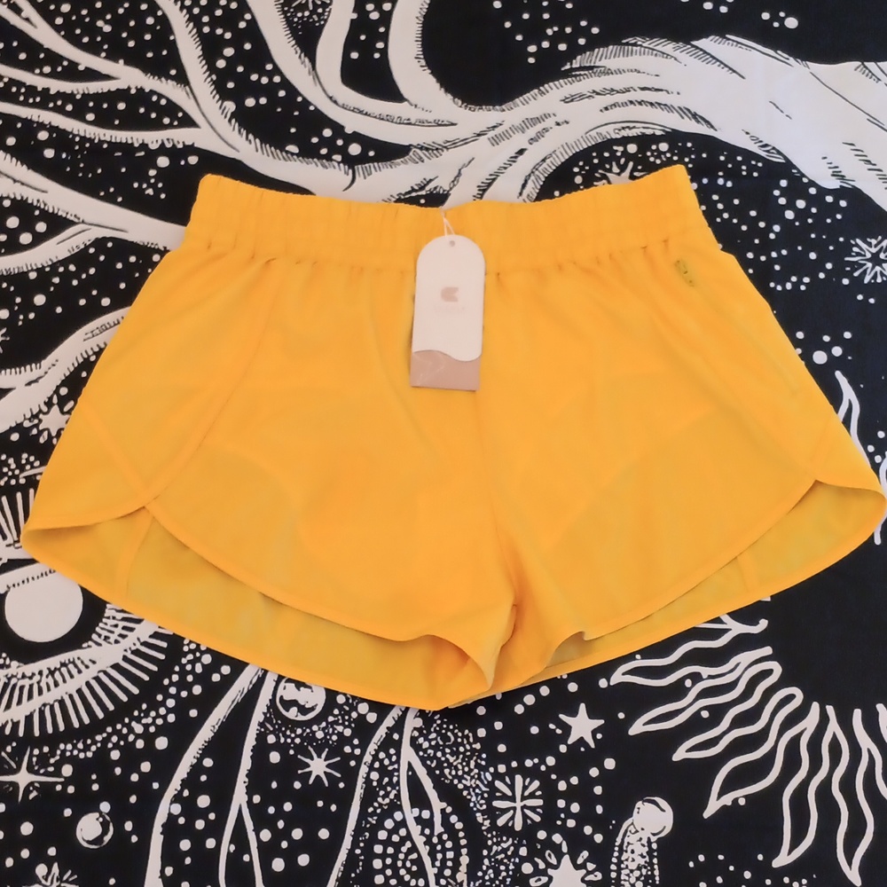 NEWT XL Yellow Athletic Shorts